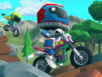 Motocicleta Trial Racing 2: dois colaboradores