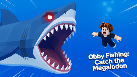 Pesca Obby: pegue o Megalodon